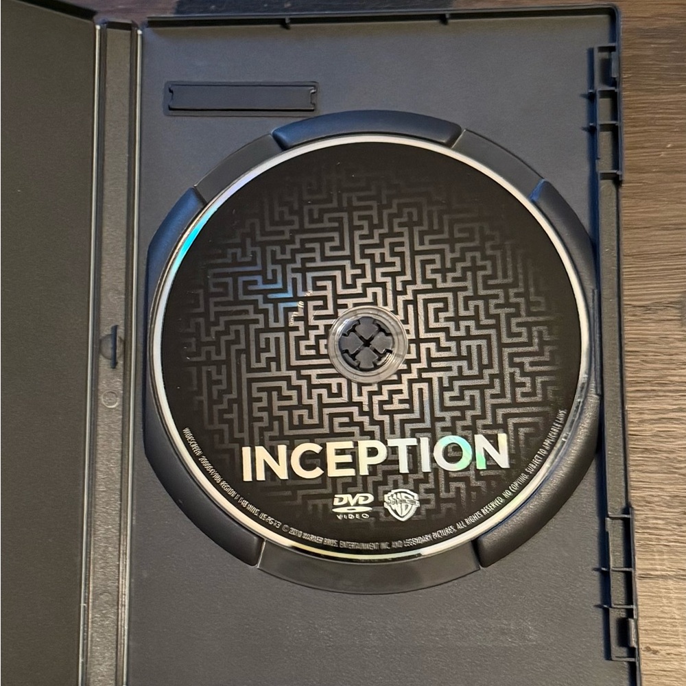 Inception DVD by Warner Bros. - Black